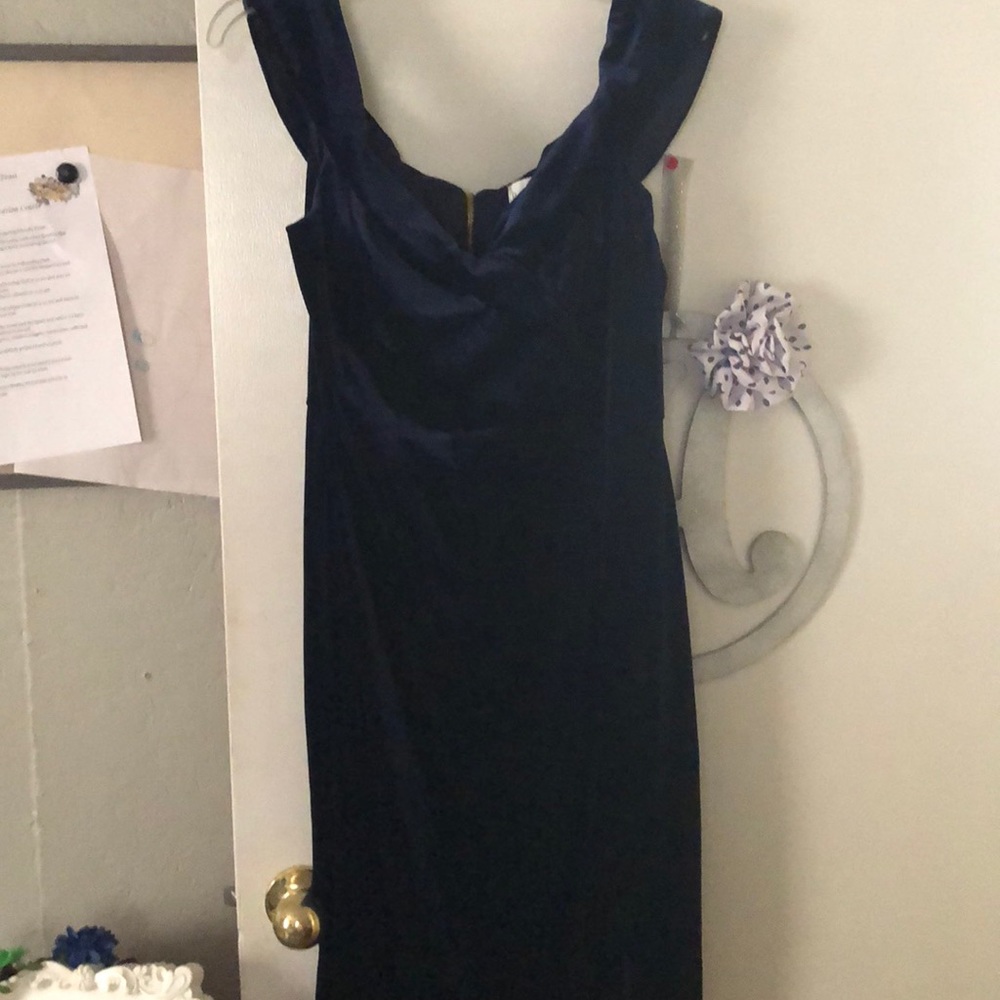 Velour cocktail dress